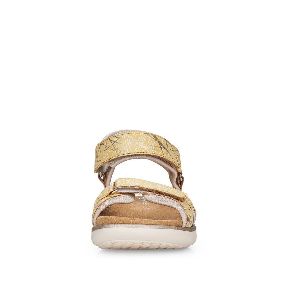 Sandales de Marche Rieker Remonte D7752-68 Jaune Femme | PDI-6709698
