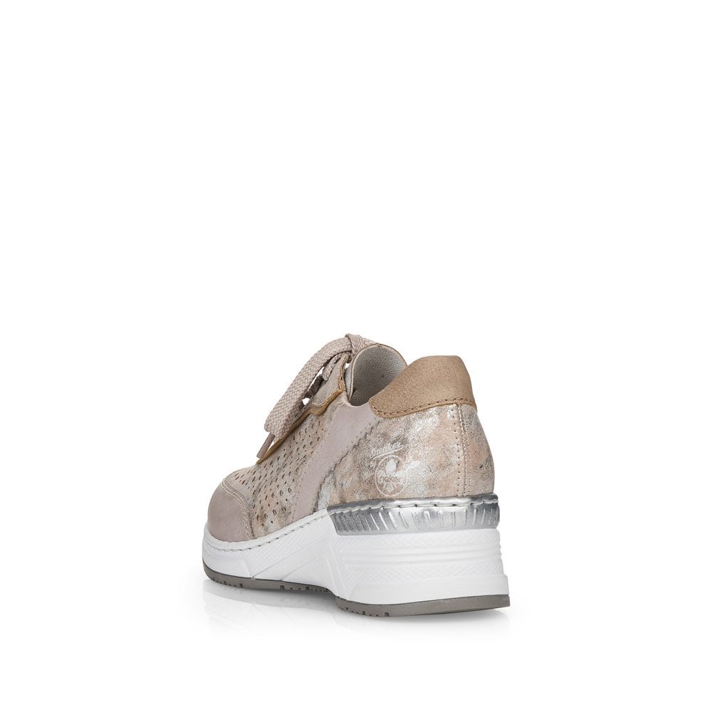 Basket Rieker N4341-60 Beige Femme | PWT-7693419