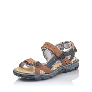 Sandales de Marche Rieker 68872-25 Marron Femme | ZBA-9318693