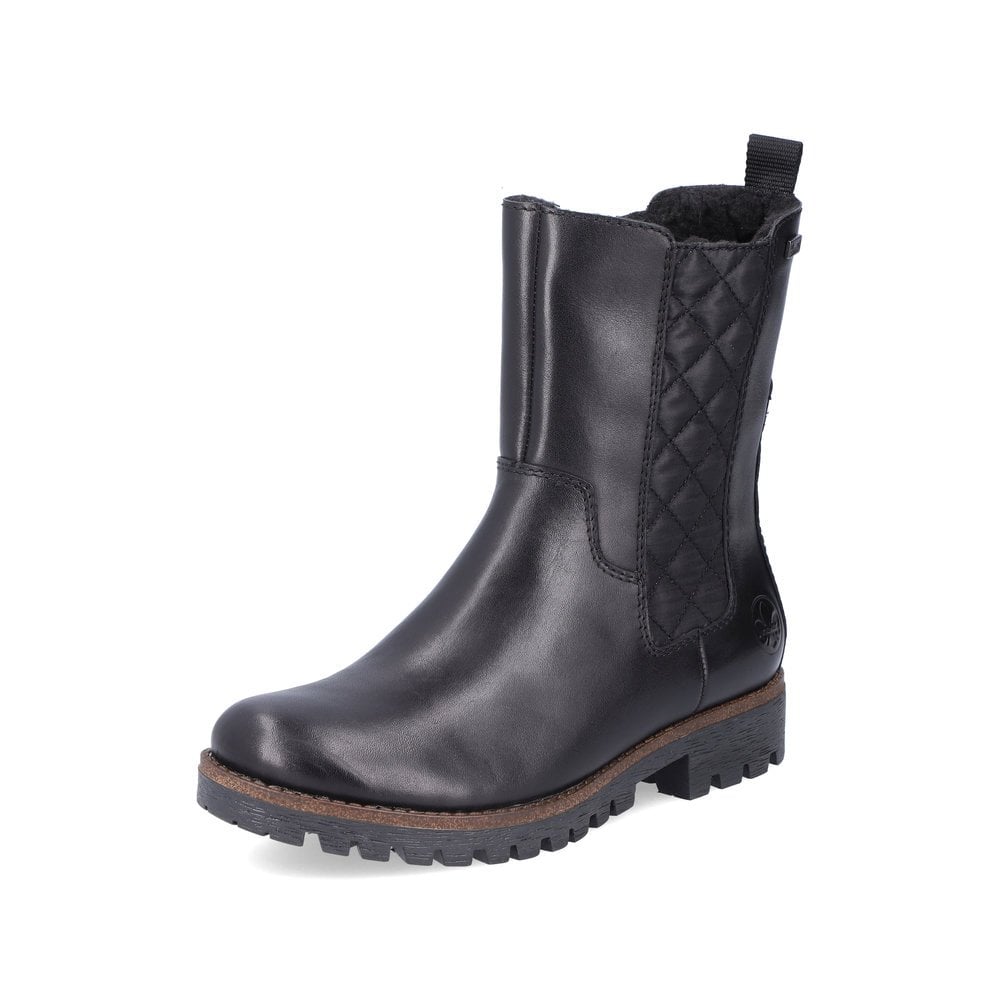 Chelsea Boots Rieker 78580-00 Noir Femme | VAW-4645158
