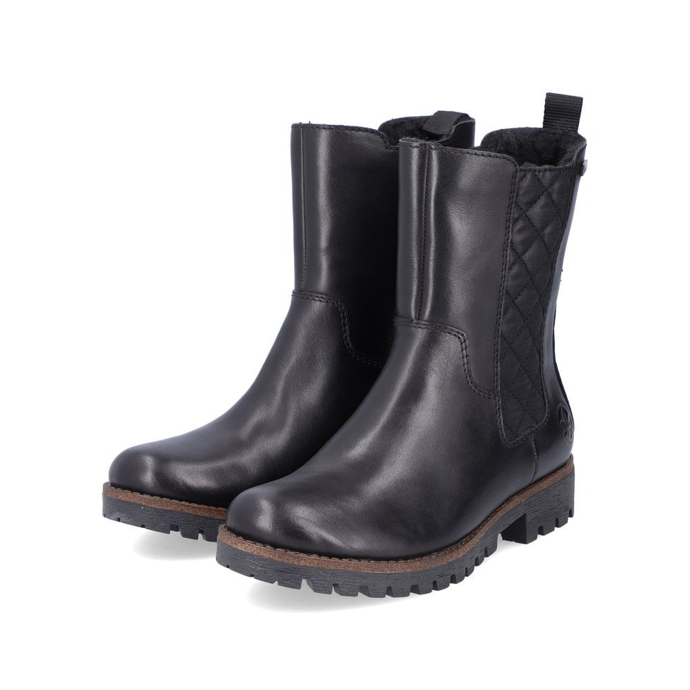 Chelsea Boots Rieker 78580-00 Noir Femme | VAW-4645158